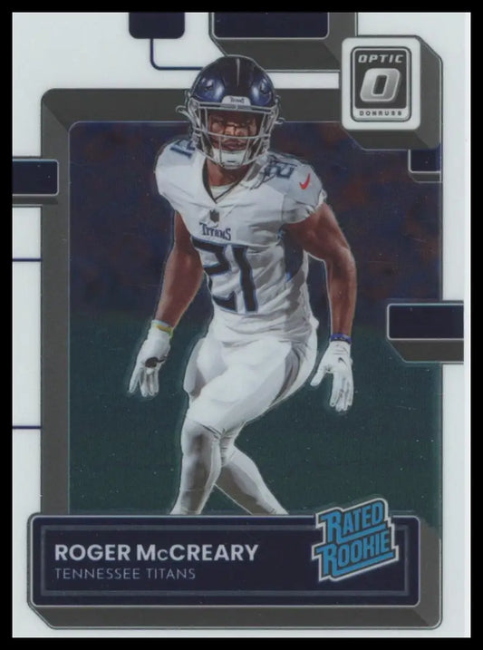 2022 Donruss Optic Roger McCreary RC 259 Tennessee Titans - Football Card Single