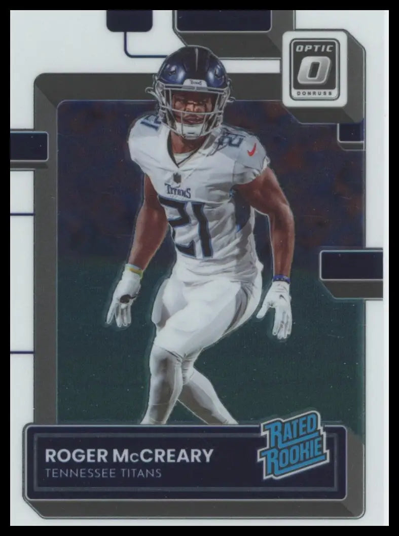 2022 Donruss Optic Roger McCreary RC 259 Tennessee Titans - Football Card Single