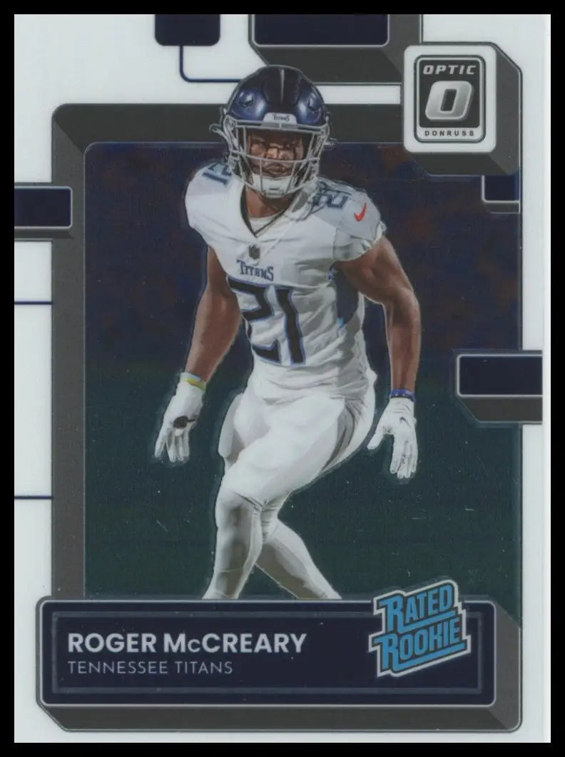 2022 Donruss Optic Roger McCreary RC 259 Tennessee Titans - Football Card Single
