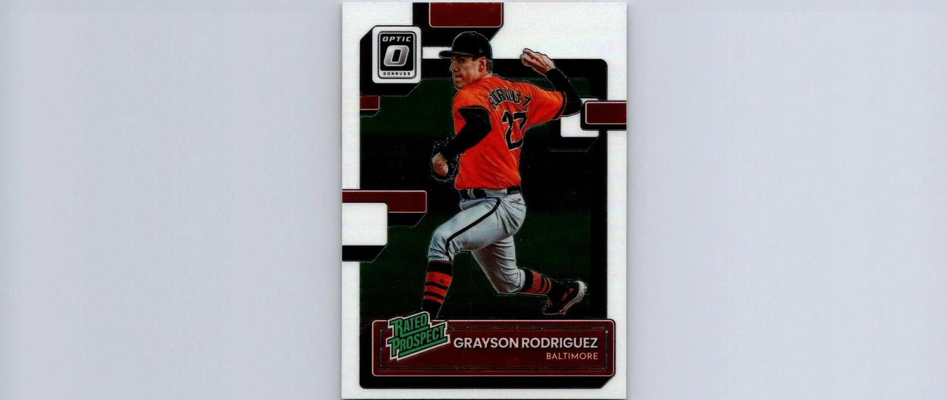 Grayson Rodriguez Rated Prospects card from the 2022 Donruss Optic collection