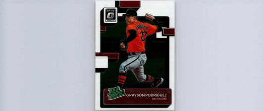Grayson Rodriguez Rated Prospects card from the 2022 Donruss Optic collection