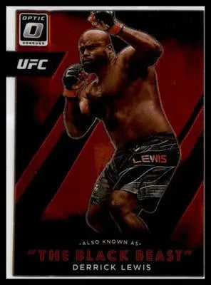 2022 Donruss Optic UFC Also Known As #16 Derrick Lewis - UFC/MMA Card Single