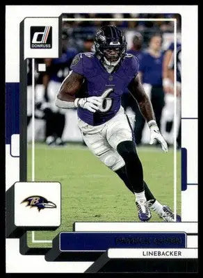 2022 Donruss Patrick Queen 192 Baltimore Ravens - Football Card Single
