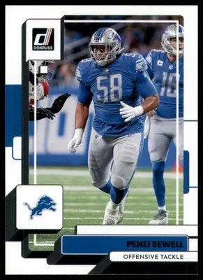 2022 Donruss Penei Sewell 86 Detroit Lions - Football Card Single