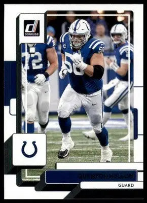 2022 Donruss Quenton Nelson 50 Indianapolis Colts - Football Card Single