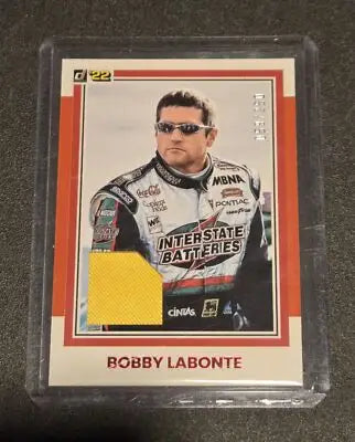 2022 Donruss #R81R-BL Bobby Labonte Retro 1981 Relics Red #/250 - Racing Card Single