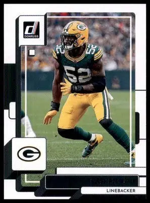 2022 Donruss Rashan Gary 101 Green Bay Packers - Football Card Single