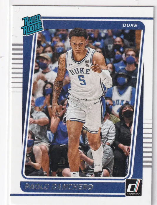 2022 DONRUSS RATED ROOKIE DRAFT PICK #2 PAOLO BANCHERO- ORALNDO MAGIC - Basketball Card Single