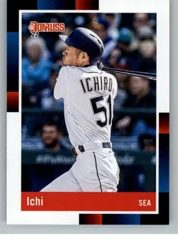 Original gloss of Ichiro baseball card from Donruss Retro 1988 Variations collection
