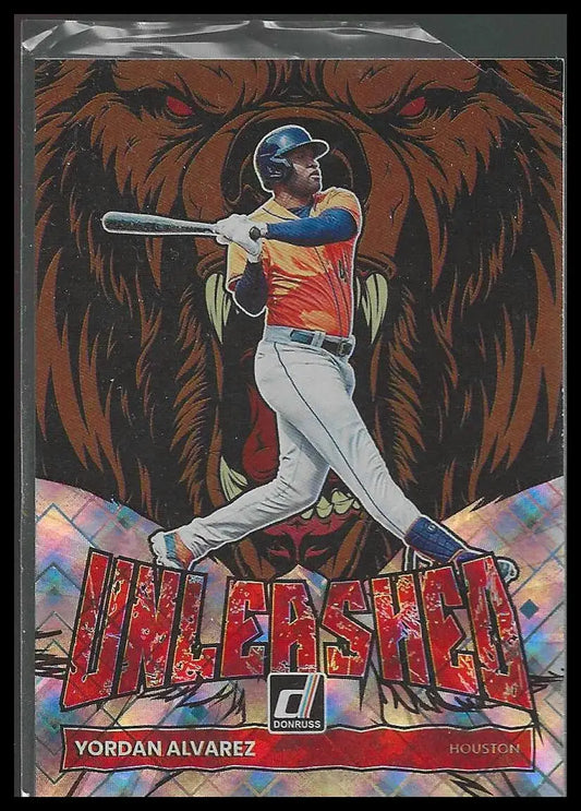 2022 Donruss #UL-10 Yordan Alvarez Unleashed Houston Astros - Baseball Card Single