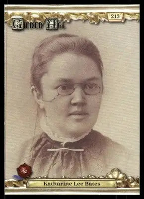 2022 Historic Autographs Gilded Age Katharine Lee Bates #213 - Other