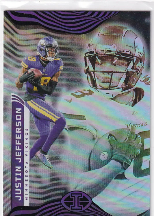 2022 ILLUSIONS #65 JUSTIN JEFFERSON- MINNESOTA VIKINGS - Football Card Single
