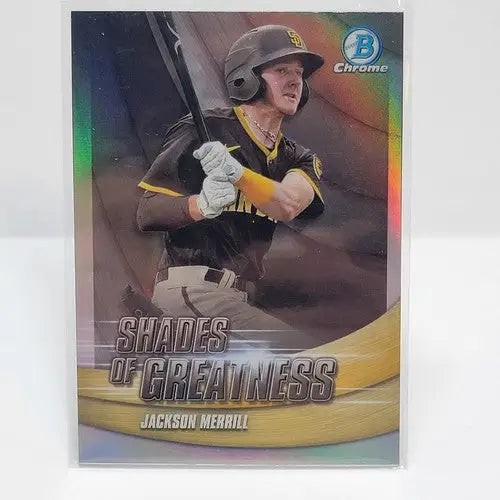 2022 Jackson Merrill Bowman Chrome Shades of Greatness Rookie RC Padres QTY - Baseball Card Single