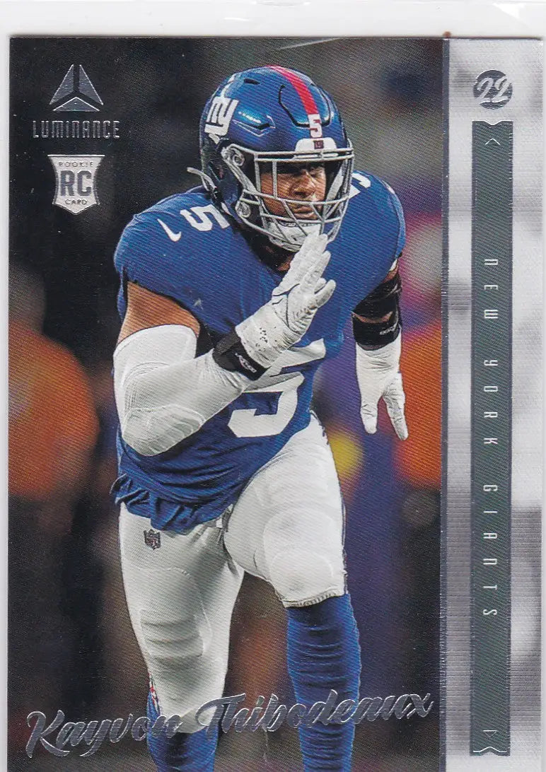 2022 Luminance #214 Kayvon Thibodeaux RC New York Giants - Football Card Single