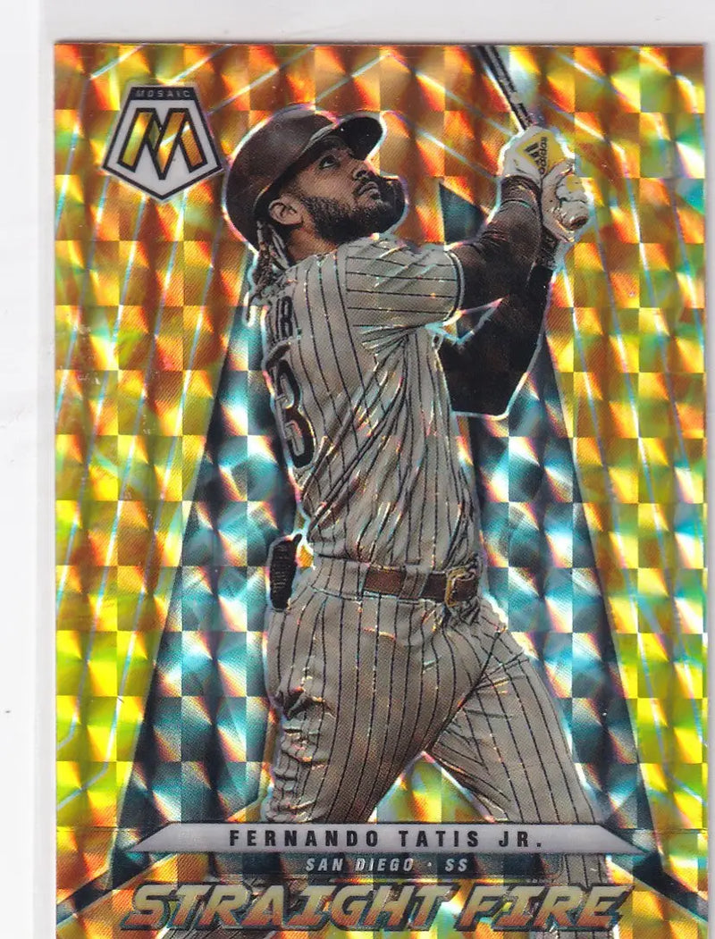 2022 MOSAIC #SF-1 FERNANDO TATIS JR STRAIGHT FIRE- SAN DIEGO PADRES