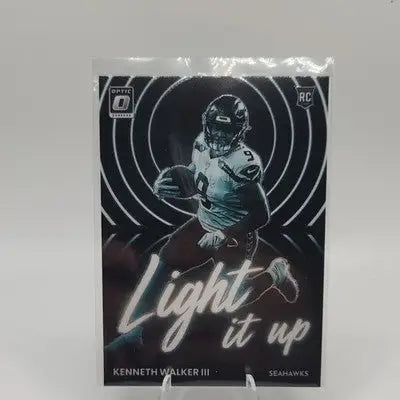 2022 Optic Football Kenneth Walker III Light It Up RC Insert #LU-16 - Football Card Single