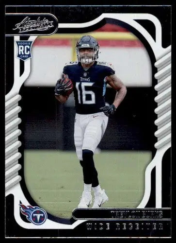 Treylon Burks rookie card 2022 Panini Absolute original gloss mint rc rookie Titans