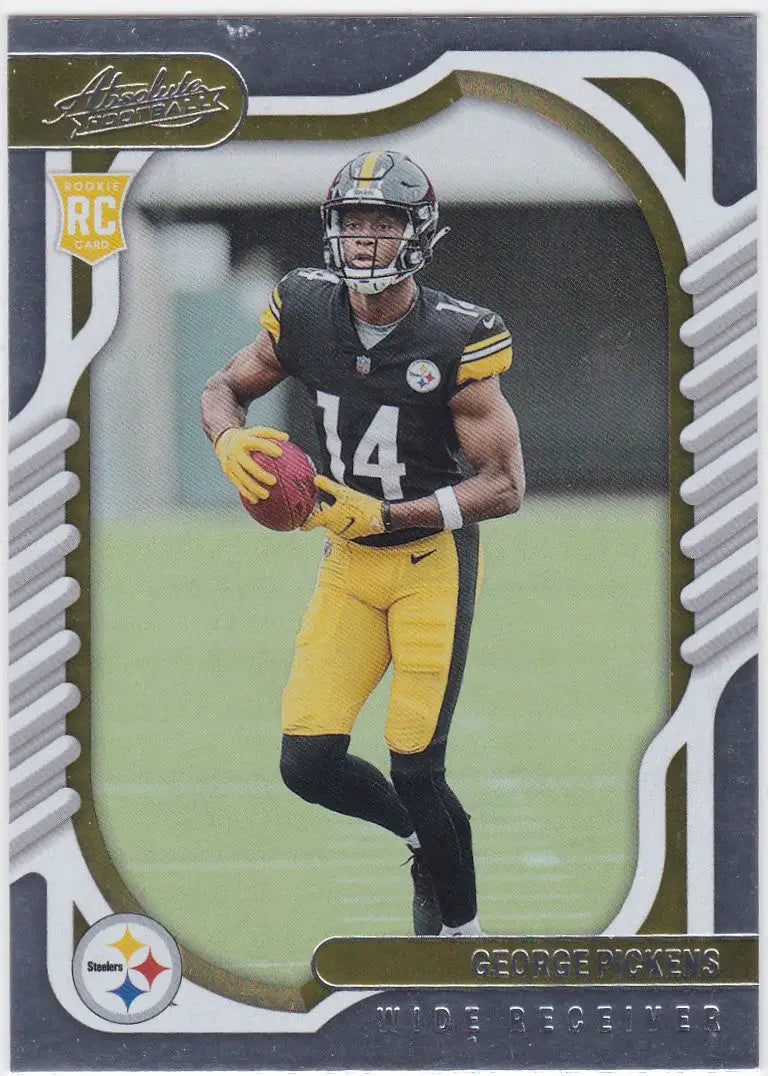 2022 Panini Absolute #123 George Pickens RC Pittsburgh Steelers - Football Card Single