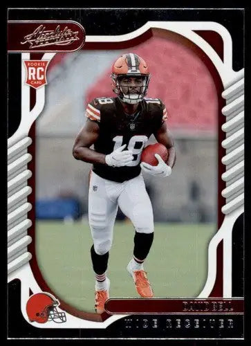Donovan Peoples-Jones rookie card Panini Absolute David Bell original gloss Browns