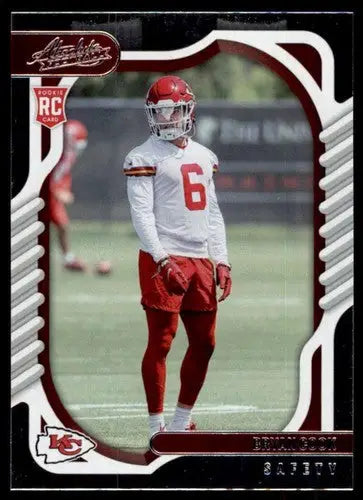 Football trading card featuring Bryan Cook from 2022 Panini Absolute NM Near Mint RC