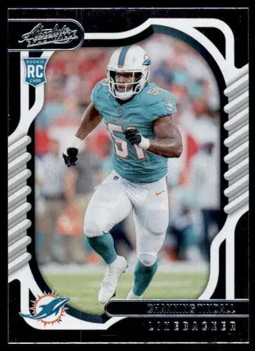 2022 Panini Absolute #152 Channing Tindall NM Near Mint RC Rookie Dolph ID:66042 - Football Card Single