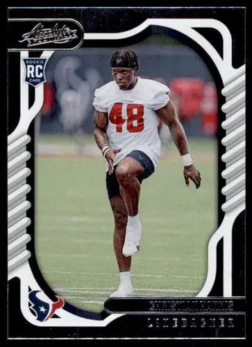 Football trading card featuring Christian Harris from Panini Absolute 2022 with original gloss
