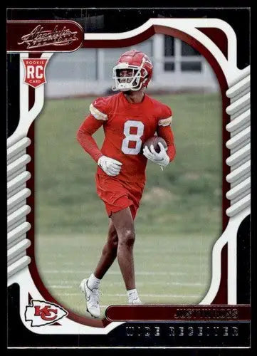 2022 Panini Absolute #174 Justyn Ross NM Near Mint RC Rookie Chiefs ID:66971 - Football Card Single
