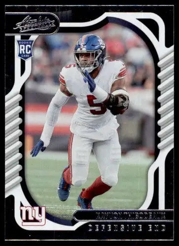 2022 Panini Absolute #176 Kayvon Thibodeaux NM Near Mint RC Rookie NY G ID:66041 - Football Card Single