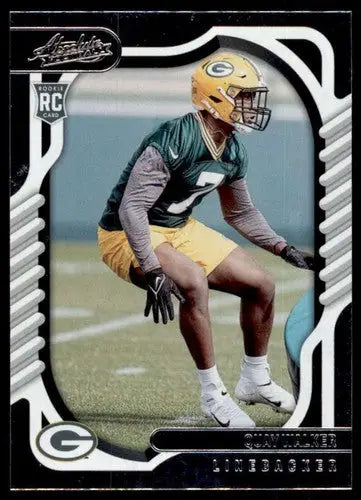 Panini Absolute Quay Walker rookie card with original gloss from 2022 Panini Absolute series