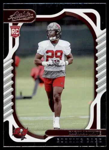 Original gloss football trading card featuring Rachaad White from Panini Absolute 2022