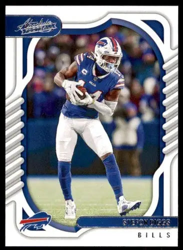 Panini Absolute Stefon Diggs football card with original gloss from 2022 Panini Absolute