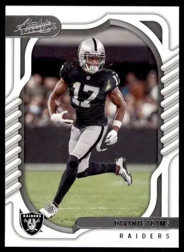 Original gloss Panini Absolute Davante Adams Raiders football card in near mint condition