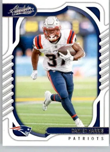 Panini Absolute Damien Harris football card with original gloss from 2022 Panini Absolute series