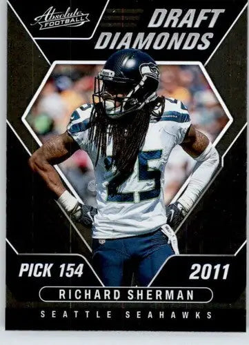 2022 Panini Absolute Draft Diamonds #12 Richard Sherman NM-MT Seahawks ID:49256 - Football Card Single