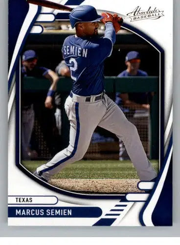 2022 Panini Absolute Baseball card featuring Marcus Semien with original gloss and NM-MT condition