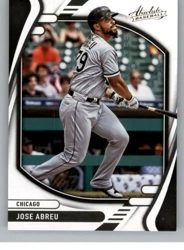 José Abreu baseball card from Panini Absolute Retail 2022 Panini Absolute White Sox