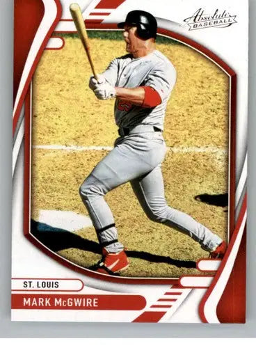 Original gloss Panini Absolute Mark McGwire baseball card 2022 Cardinals NM-MT