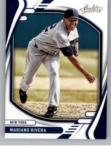 Mariano Rivera baseball card from 2022 Panini Absolute Retail product