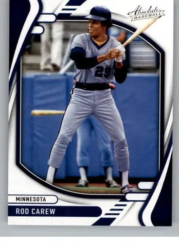 Rod Carew baseball card from 2022 Panini Absolute Retail product