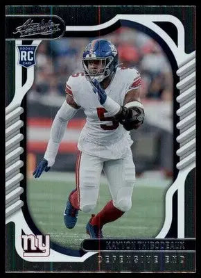 2022 Panini Absolute - Retail Kayvon Thibodeaux RC 176 New York Giants - Football Card Single