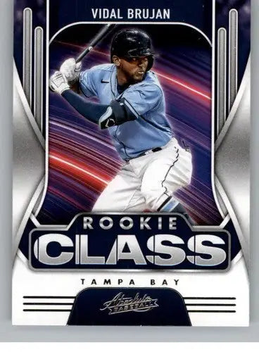 Vidal Brujan rookie baseball card from Panini Absolute Rookie featuring original gloss