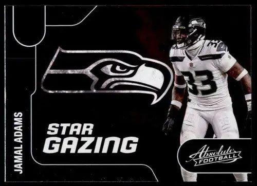Jamal Adams football card from Panini Absolute Star Gazing series with original gloss