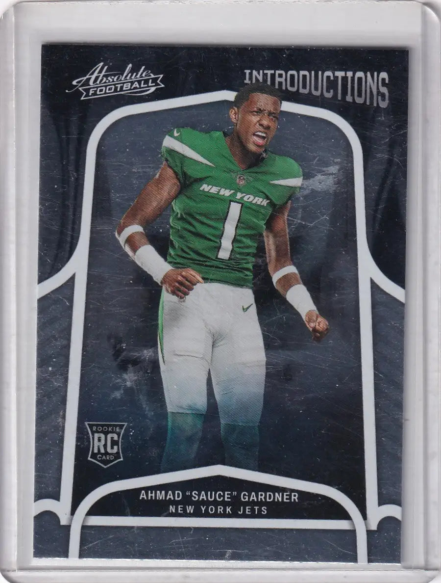 2022 Panini Absolute #TNT-18 Ahmad Sauce Gardner - New York Jets - Football Card Single