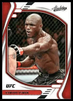 2022 Panini Absolute UFC Kamaru Usman #129 Mixed Martial Arts (MMA) - UFC/MMA Card Single