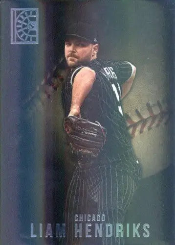 Liam Hendriks baseball card from Panini Capstone 2022 with original gloss White Sox