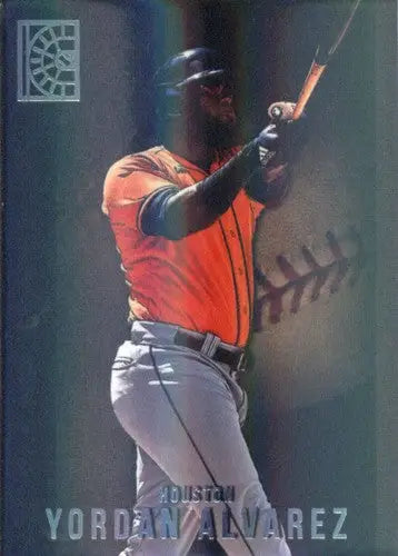 Yordan Alvarez baseball card from Panini Capstone 2022 with original gloss and NM-MT quality