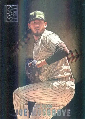 Original gloss Panini Capstone Joe Musgrove baseball card from 2022 Padres collection