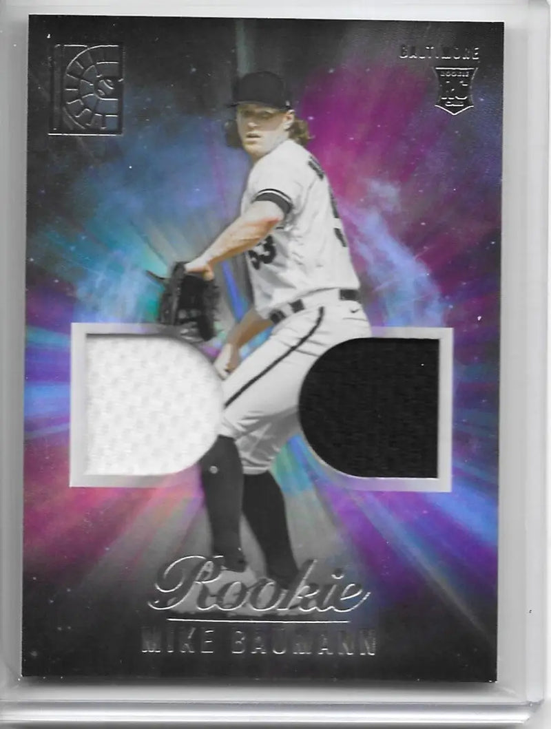 2022 PANINI CAPSTONE RC MIKE BAUMANN DUAL PATCH CARD BASE (121) - Baseball Card Single