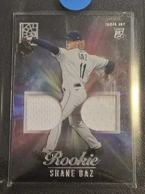 2022 Panini Capstone #RDM-SB Shane Baz Rookie Dual Materials - Baseball Card Single