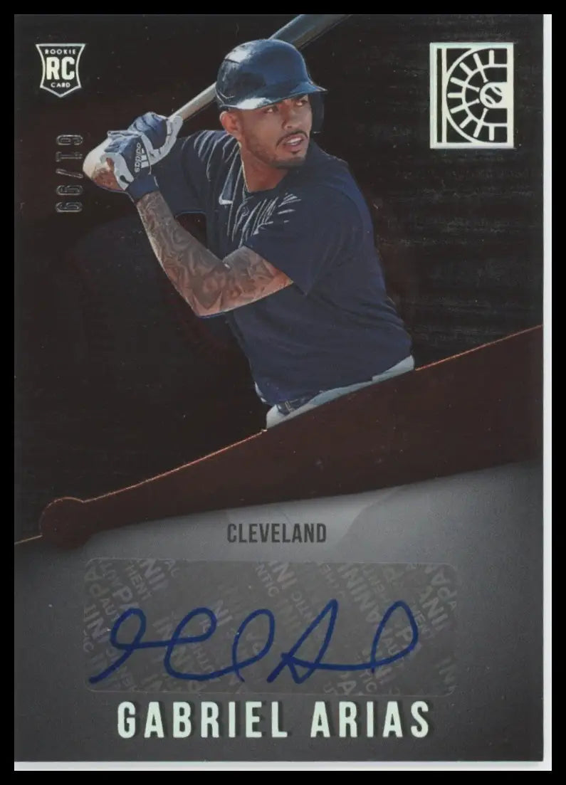 2022 Panini Capstone - Rookie Autographs Silver /99 Gabriel Arias RA-GA Auto NM - Baseball Card Single